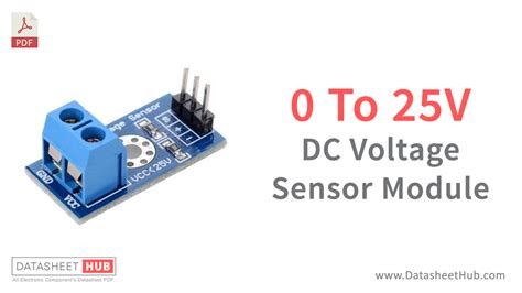 voltage sensor 25v datasheet